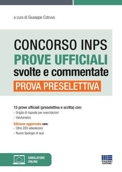 Concorso INPS Prove ufficiali svolte e commentate - Prova preselettiva