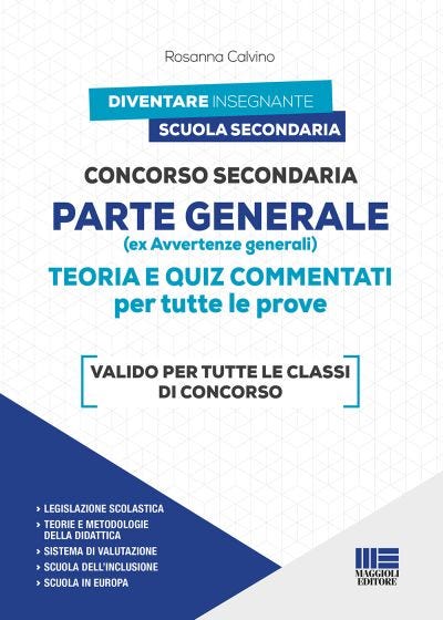 Concorso Secondaria Parte generale (ex avvertenze generali)