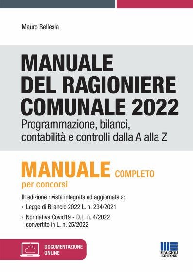 Manuale del Ragioniere comunale 2022