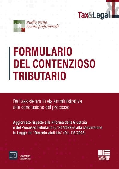Formulario del contenzioso tributario