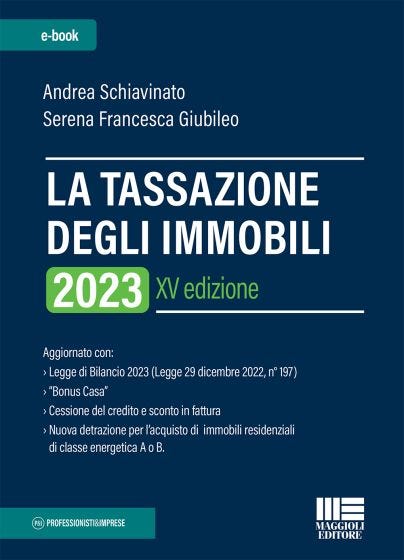 La tassazione degli immobili 2023 - e-Book in pdf