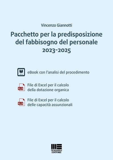 Pacchetto per la predisposizione del fabbisogno del personale 2023-2025