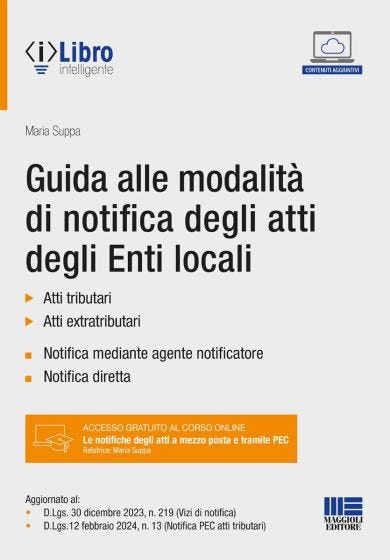 Guida alle modalità di notifica degli atti degli Enti locali