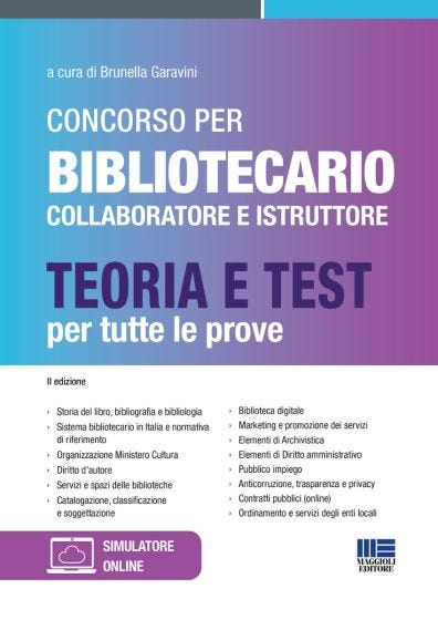 Concorso per bibliotecario collaboratore e istruttore