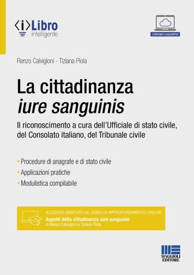 La cittadinanza iure sanguinis