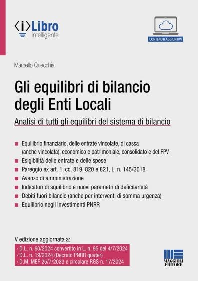 Gli equilibri di bilancio degli Enti Locali