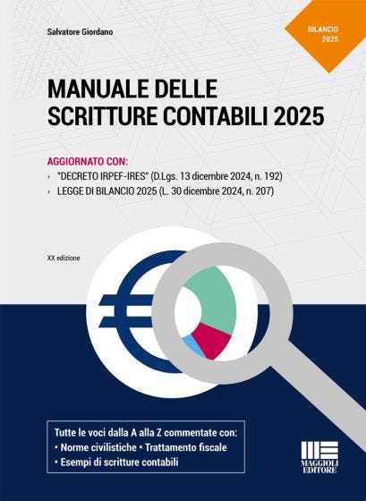 Manuale delle scritture contabili 2025