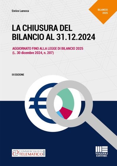 La chiusura del bilancio al 31.12.2024