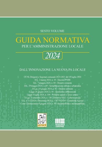 Guida normativa per l'amministrazione locale 2024