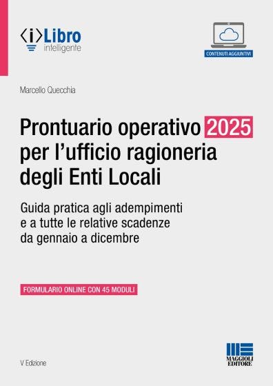 Prontuario operativo 2025 per l'ufficio ragioneria degli enti locali
