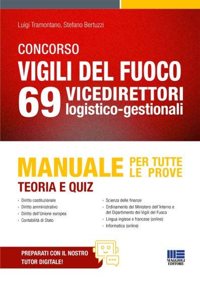 Concorso Vigili del Fuoco 69 Vicedirettori logistico-gestionali
