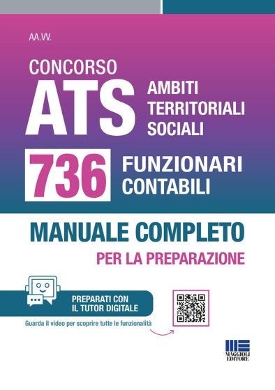 Concorso ATS Ambiti Territoriali Sociali - 736 Funzionari contabili
