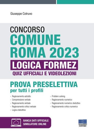Concorso Comune Roma 2023 Logica Formez - Prova preselettiva per tutti i profili