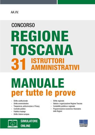 Concorso Regione Toscana 31 Istruttori Amministrativi