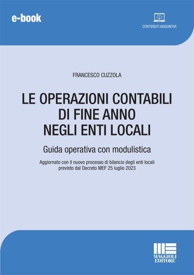 Le operazioni contabili di fine anno negli Enti Locali