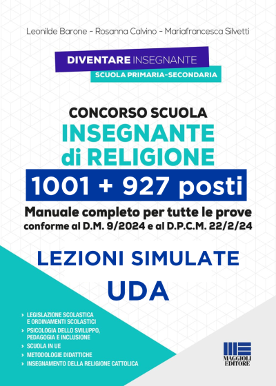 Concorso Scuola IRC Insegnante di Religione - 1001 + 927 posti