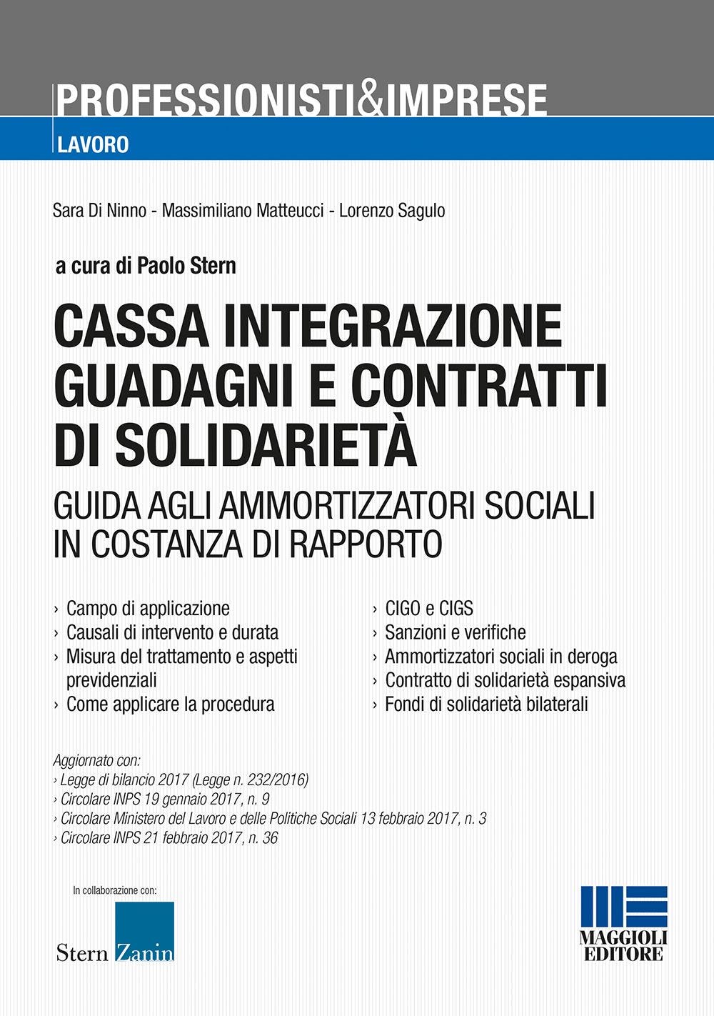 Cassa integrazione  guadagni e contratti  di solidarietà