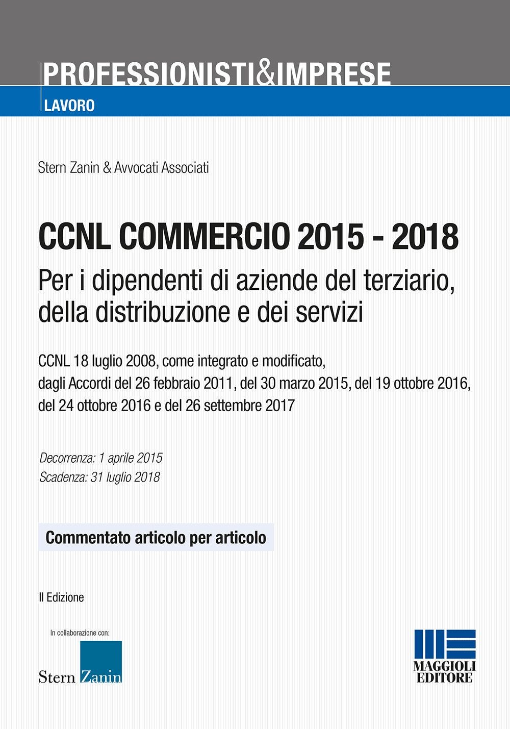 CCNL COMMERCIO 2015 - 2018