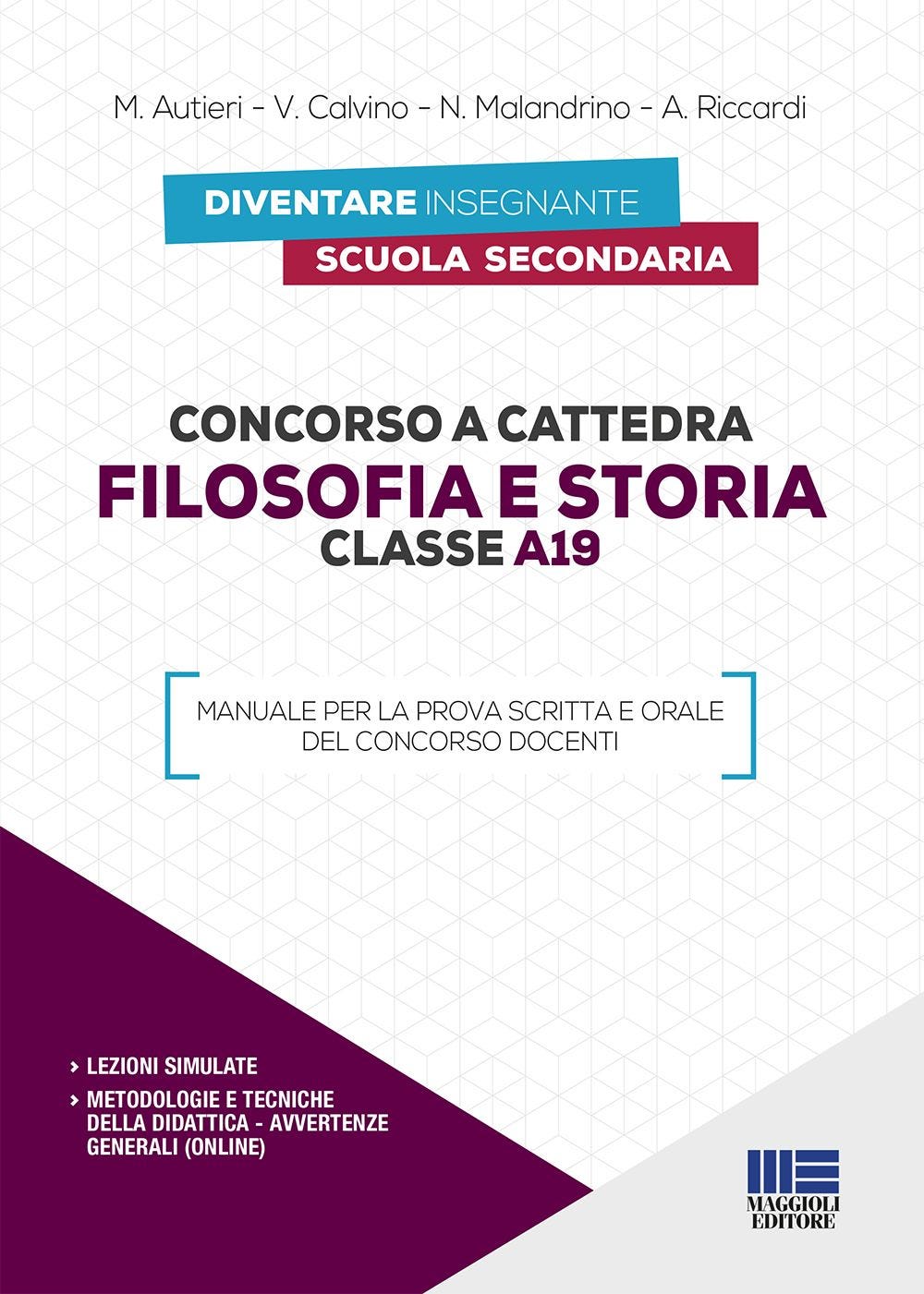 Concorso a cattedra - Filosofia e Storia Classe A19