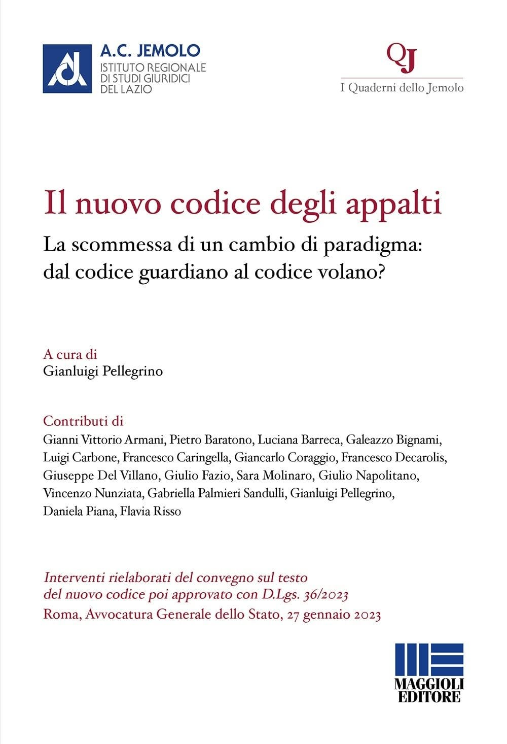 Il nuovo codice degli appalti