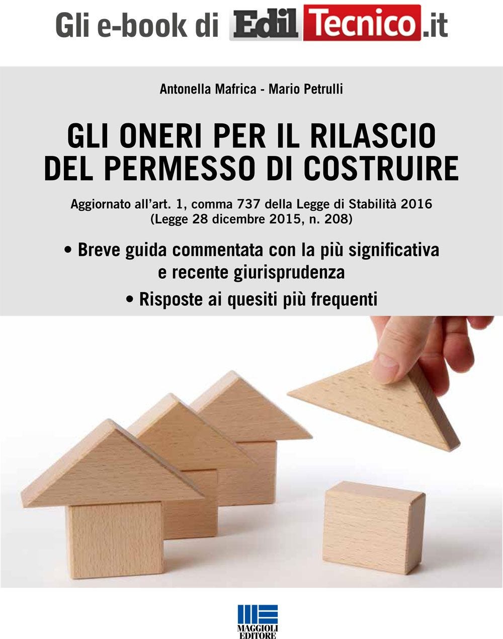 Gli oneri per il rilascio del permesso di costruire - Ebook in pdf